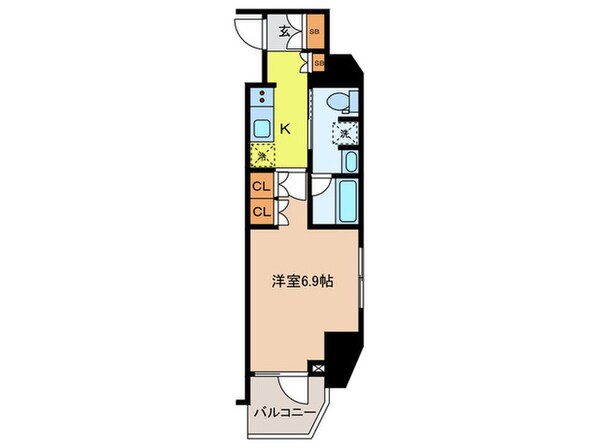 アジールコート品川中延サウスの物件間取画像